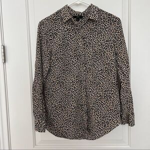 J. Crew animal print blouse 4